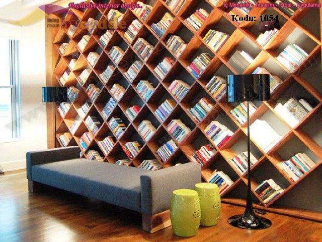 Cross Modern Kitaplık Çerçeve İçi Uygulama