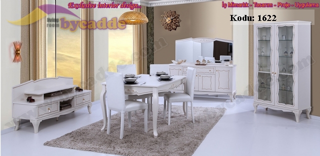 Kristal Üniteli Yemek Odası Takımı