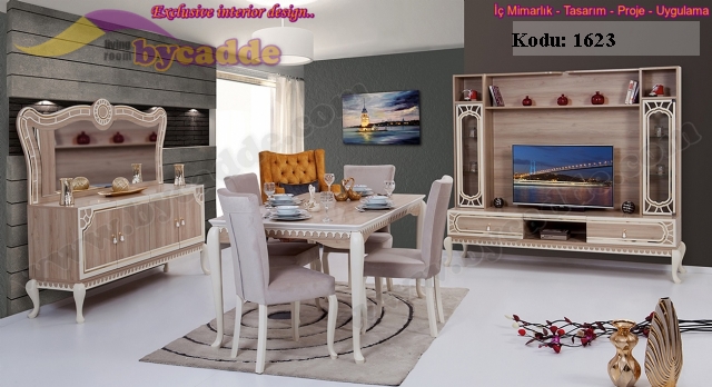 Meltem Üniteli Yemek Odası Takımı
