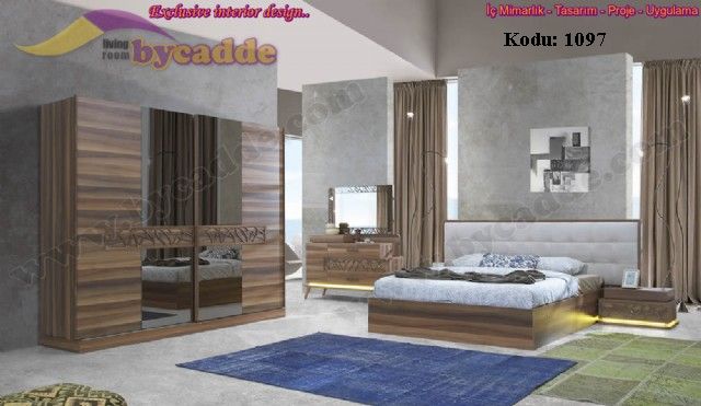 Milas Yatak Odası Takımı Kendinden Bazalı