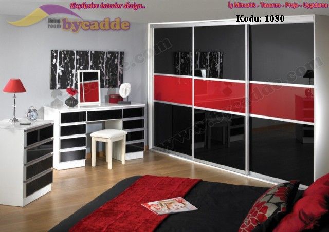 Pera Yatak Odası Takımı Sürgülü Raylı Sistem
