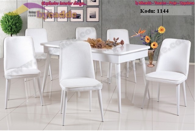 Retro Yemek Masası Ve 6 Sandalye