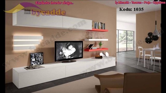 Sedef Lake Duvar Ünitesi Tv Sehpası