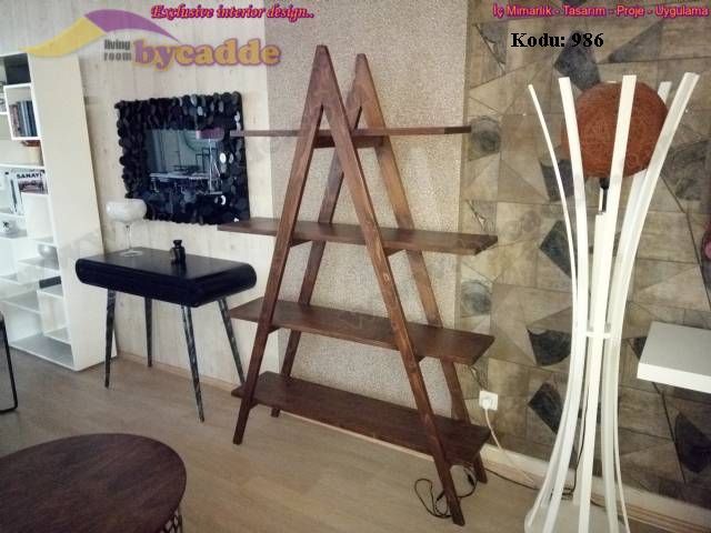 Ladin Kitaplık Ahşap