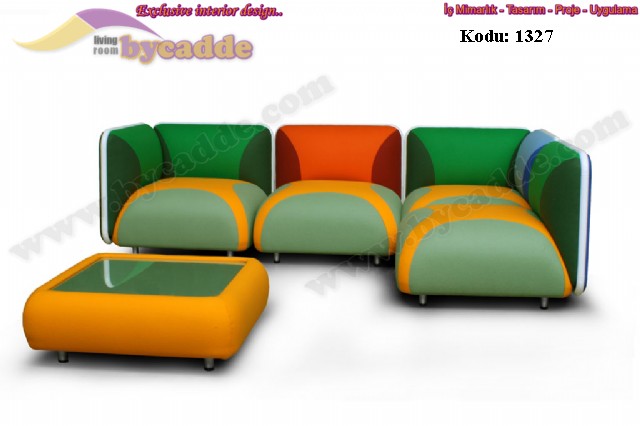 Süper Dolgun Dekoratif Köşe Koltuk